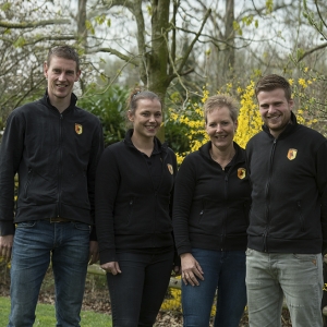 professioneel team van plaizier